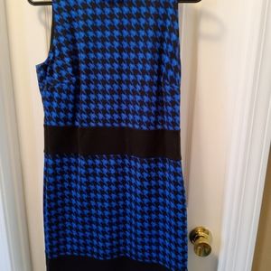 Michael Kors Blue and Black size 10 dress